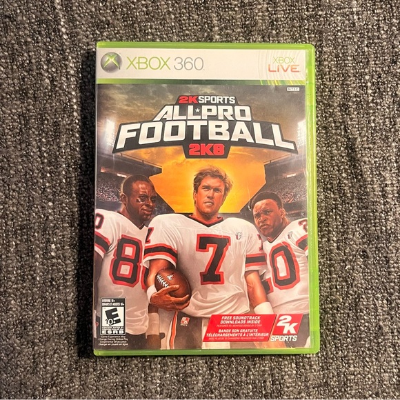 Xbox Other - All Pro Football 2K8 Xbox 360 Game Complete